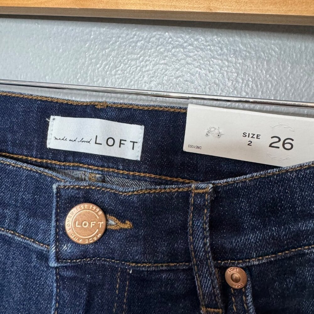 LOFT denim bermuda shorts size 26/2 - Picture 4 of 7